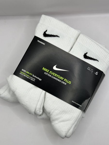  6 Nike Long Socks - WHITE